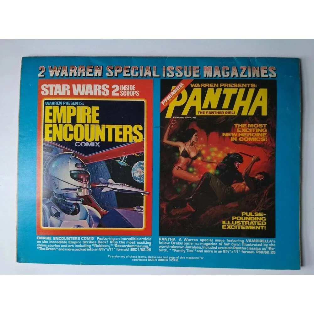 Eerie #116 Nov 1980 Warren Magazine Horror & Monster Comic Star Wars Empire Ads